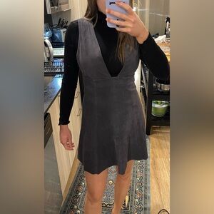 Aritzia Wilfred suede dress